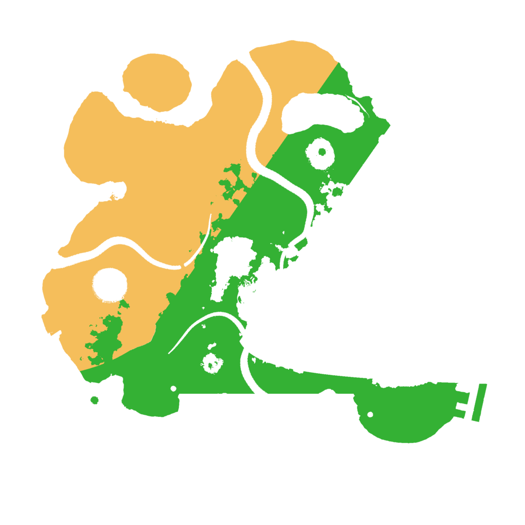 Biome Rust Map: Procedural Map, Size: 2700, Seed: 1622191253