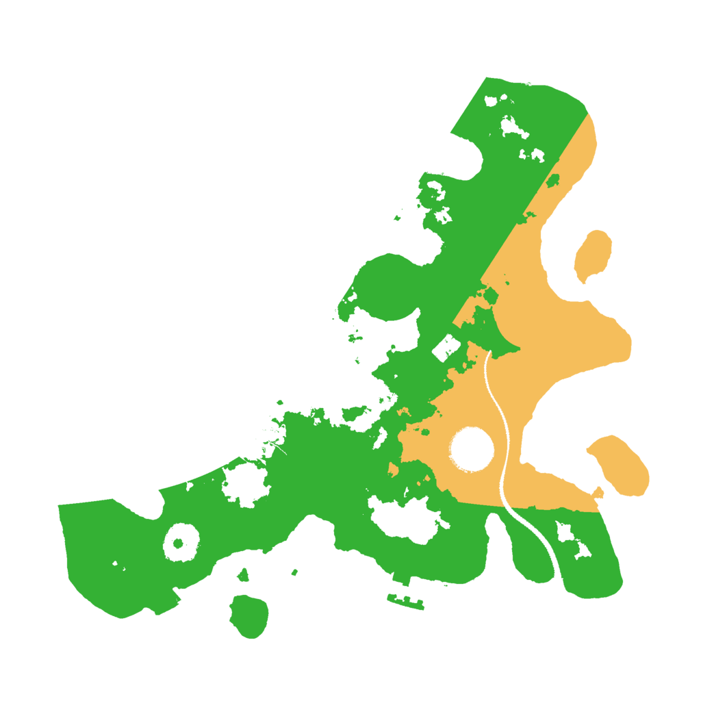 Biome Rust Map: Procedural Map, Size: 2800, Seed: 1514098420