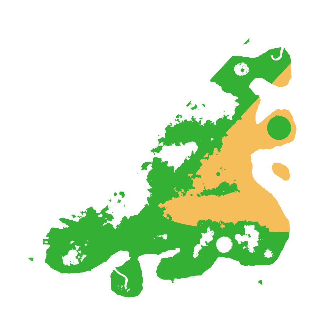 Biome Rust Map: Procedural Map, Size: 3500, Seed: 58047327