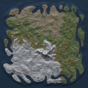 Thumbnail Rust Map: Procedural Map, Size: 5500, Seed: 823478, 20 Monuments