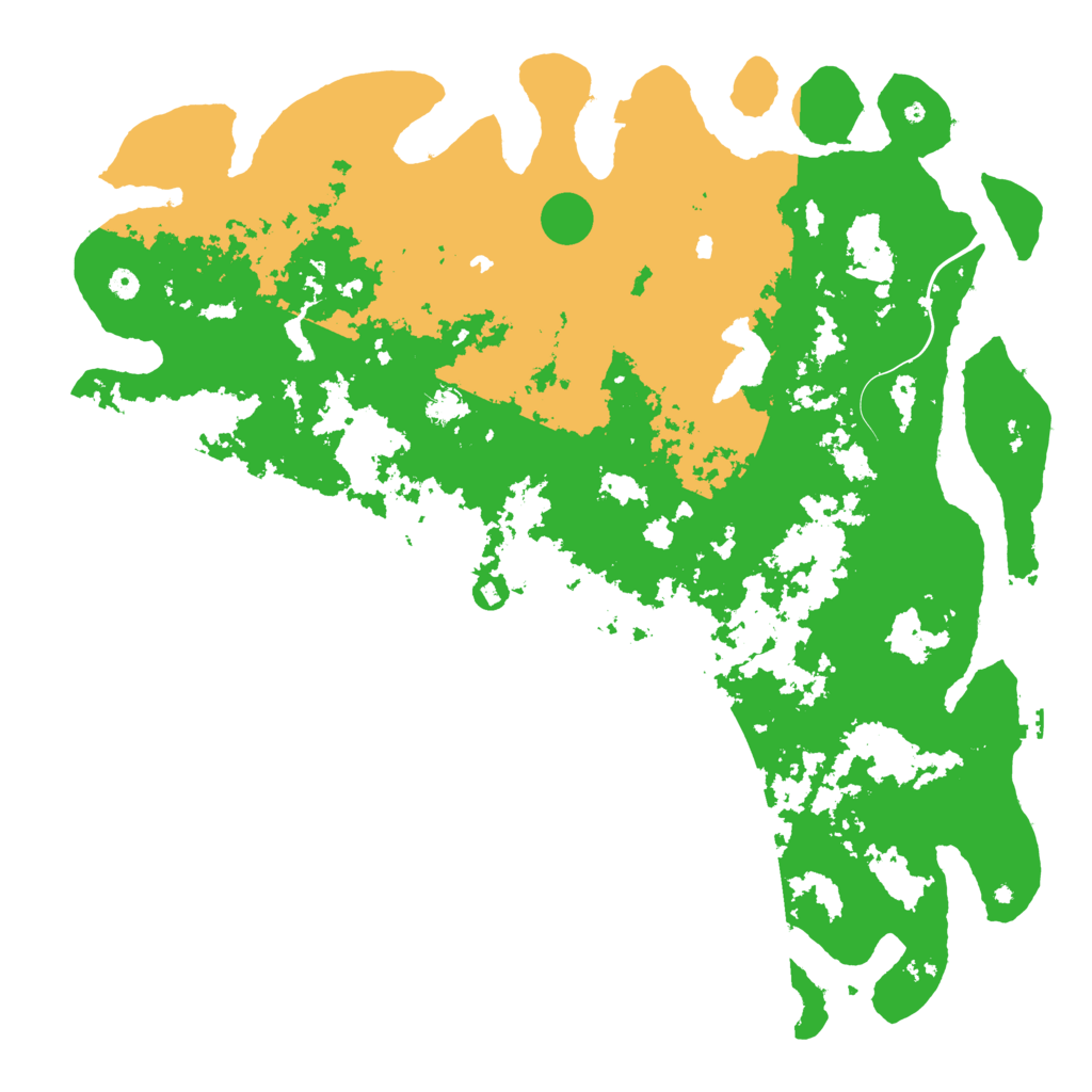 Biome Rust Map: Procedural Map, Size: 5500, Seed: 823478