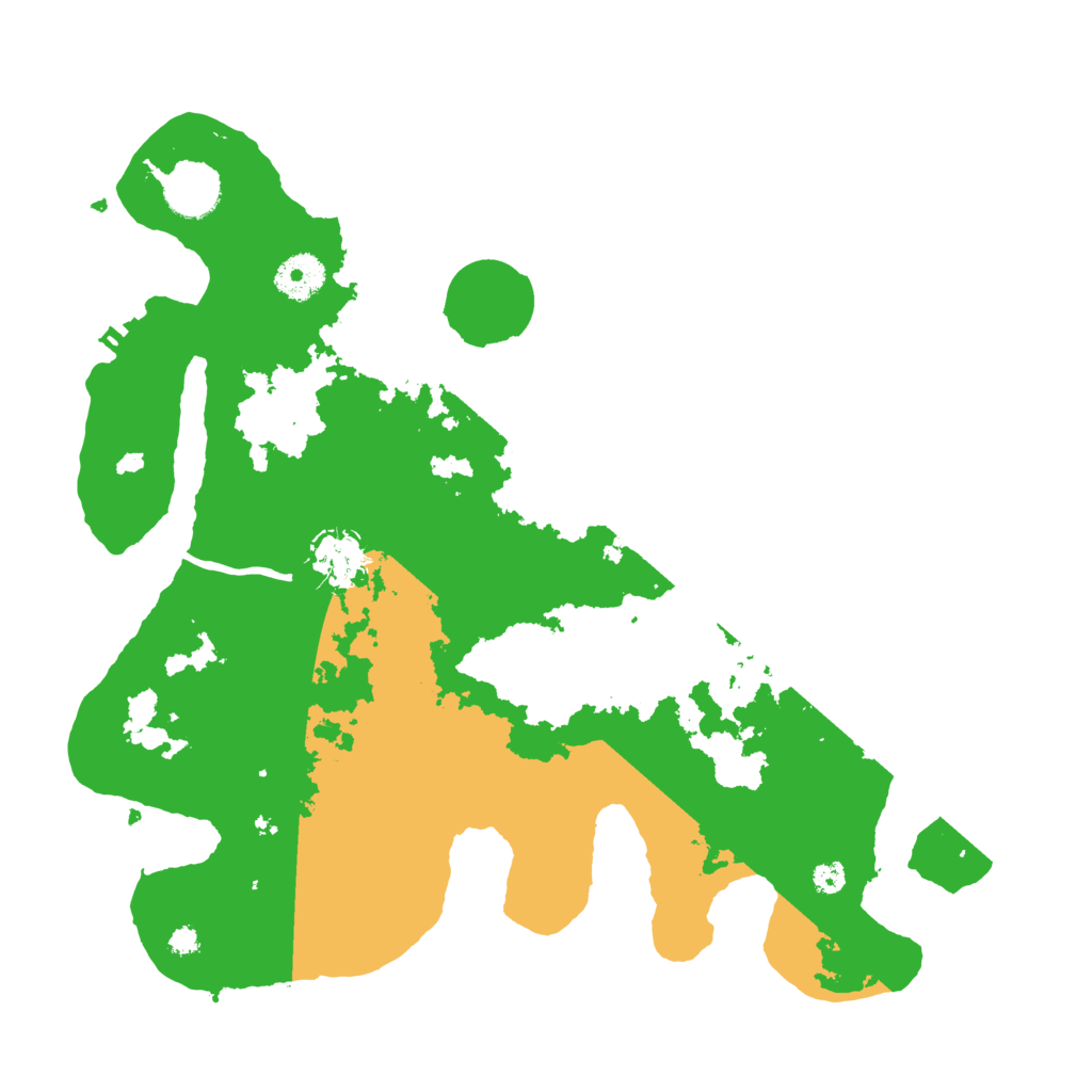 Biome Rust Map: Procedural Map, Size: 3500, Seed: 16779446