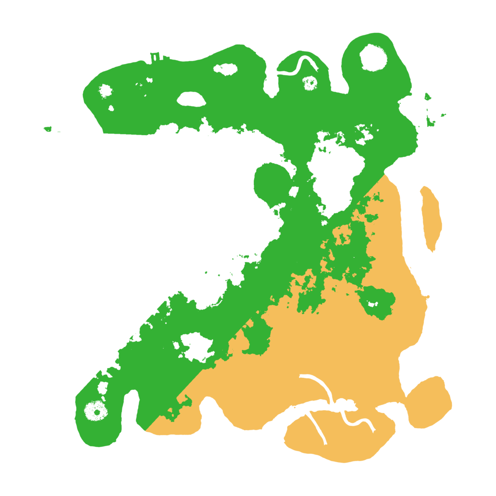 Biome Rust Map: Procedural Map, Size: 3500, Seed: 34870097