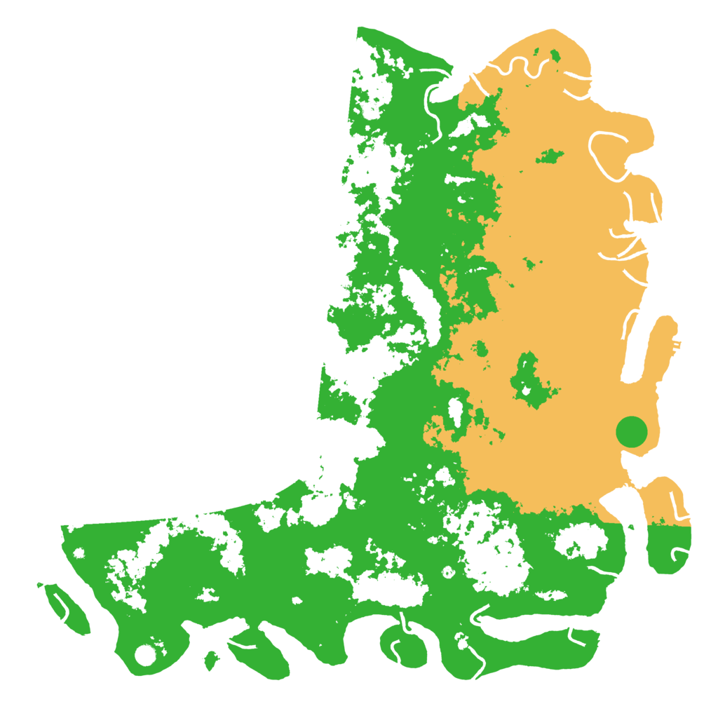 Biome Rust Map: Procedural Map, Size: 6000, Seed: 1866009937