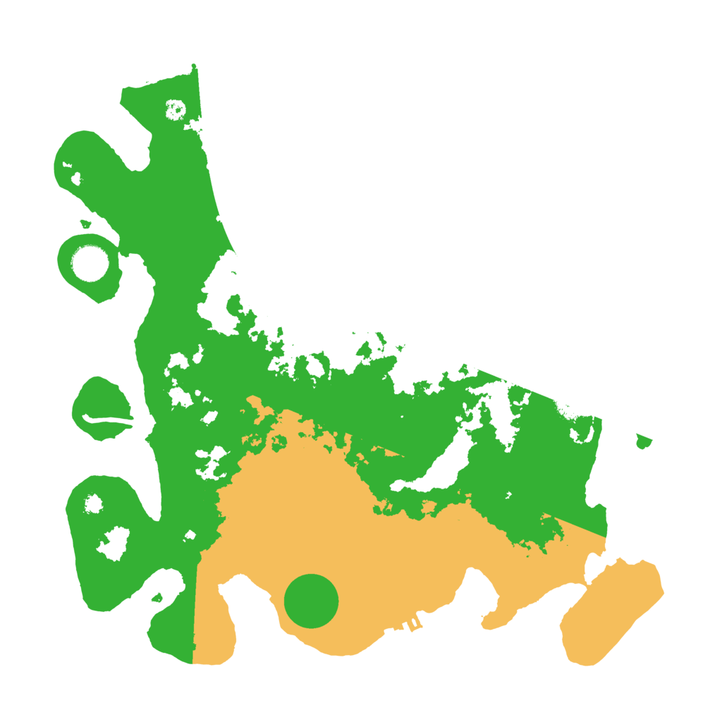 Biome Rust Map: Procedural Map, Size: 3500, Seed: 65139774