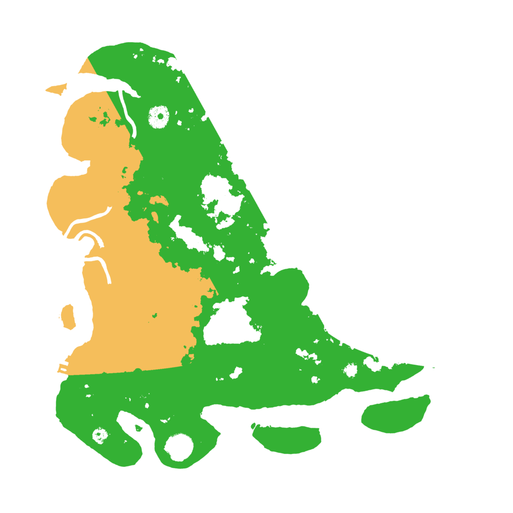 Biome Rust Map: Procedural Map, Size: 3500, Seed: 17291388