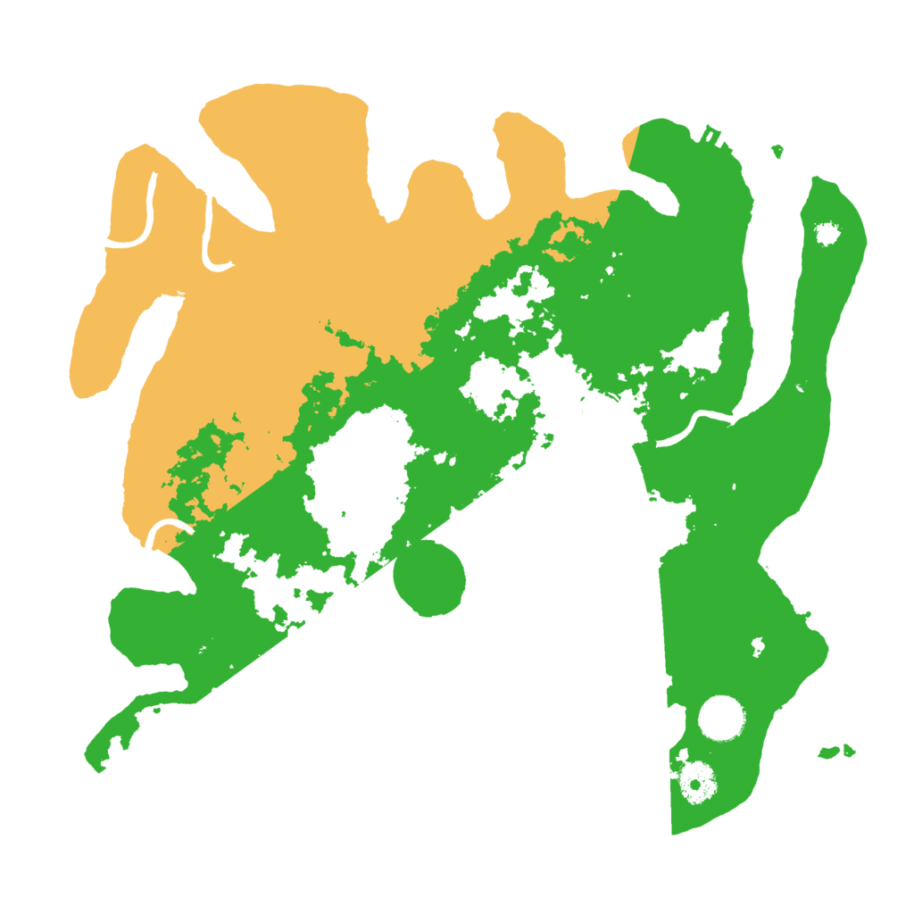 Biome Rust Map: Procedural Map, Size: 3500, Seed: 98227176