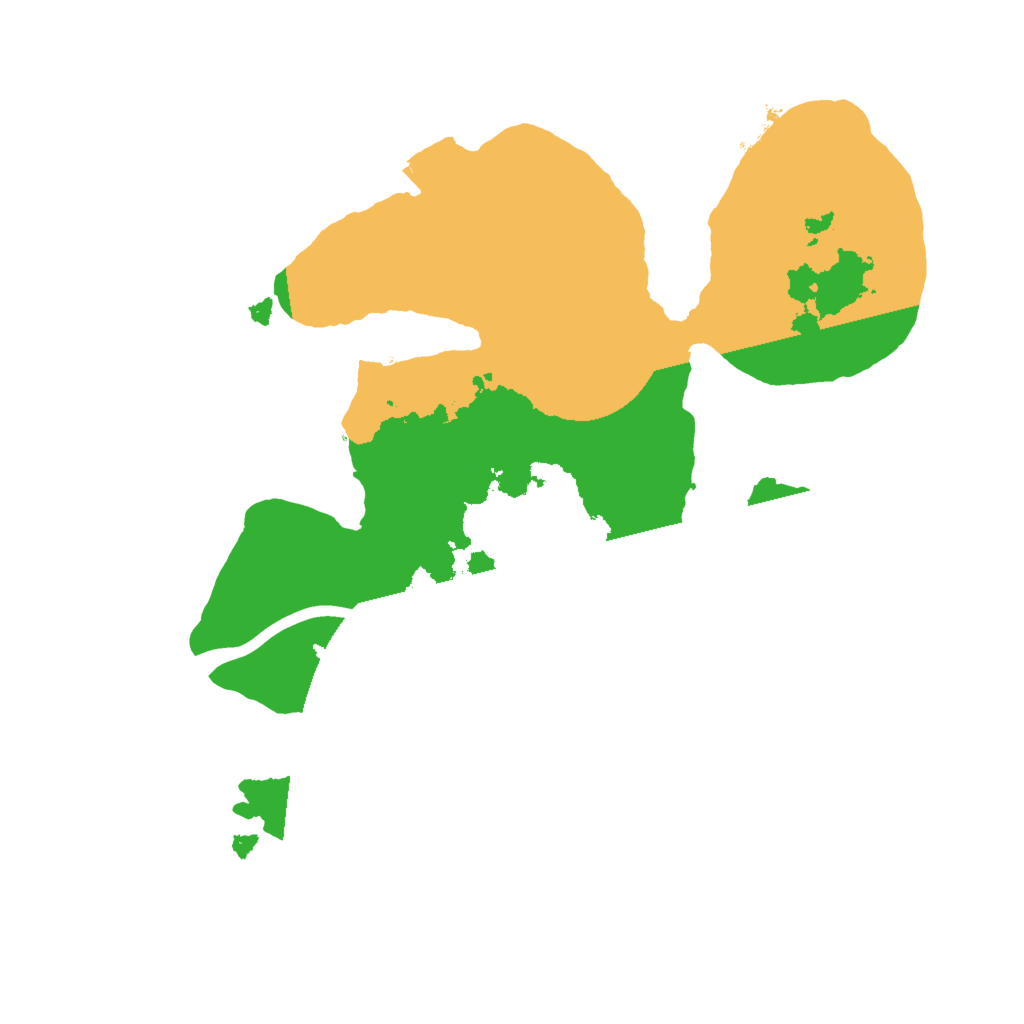 Biome Rust Map: Procedural Map, Size: 2000, Seed: 572733388