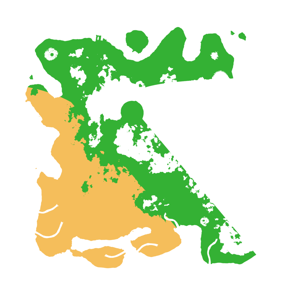 Biome Rust Map: Procedural Map, Size: 3500, Seed: 47597351