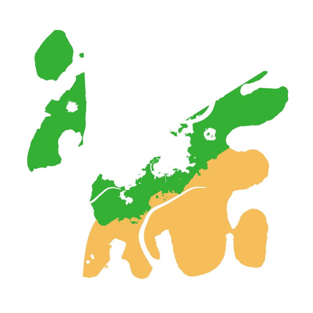 Biome Rust Map: Procedural Map, Size: 2500, Seed: 500000