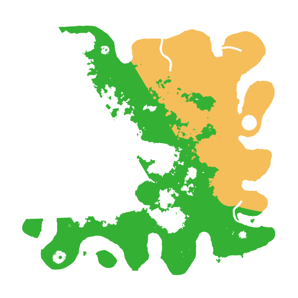 Biome Rust Map: Procedural Map, Size: 3500, Seed: 49360516