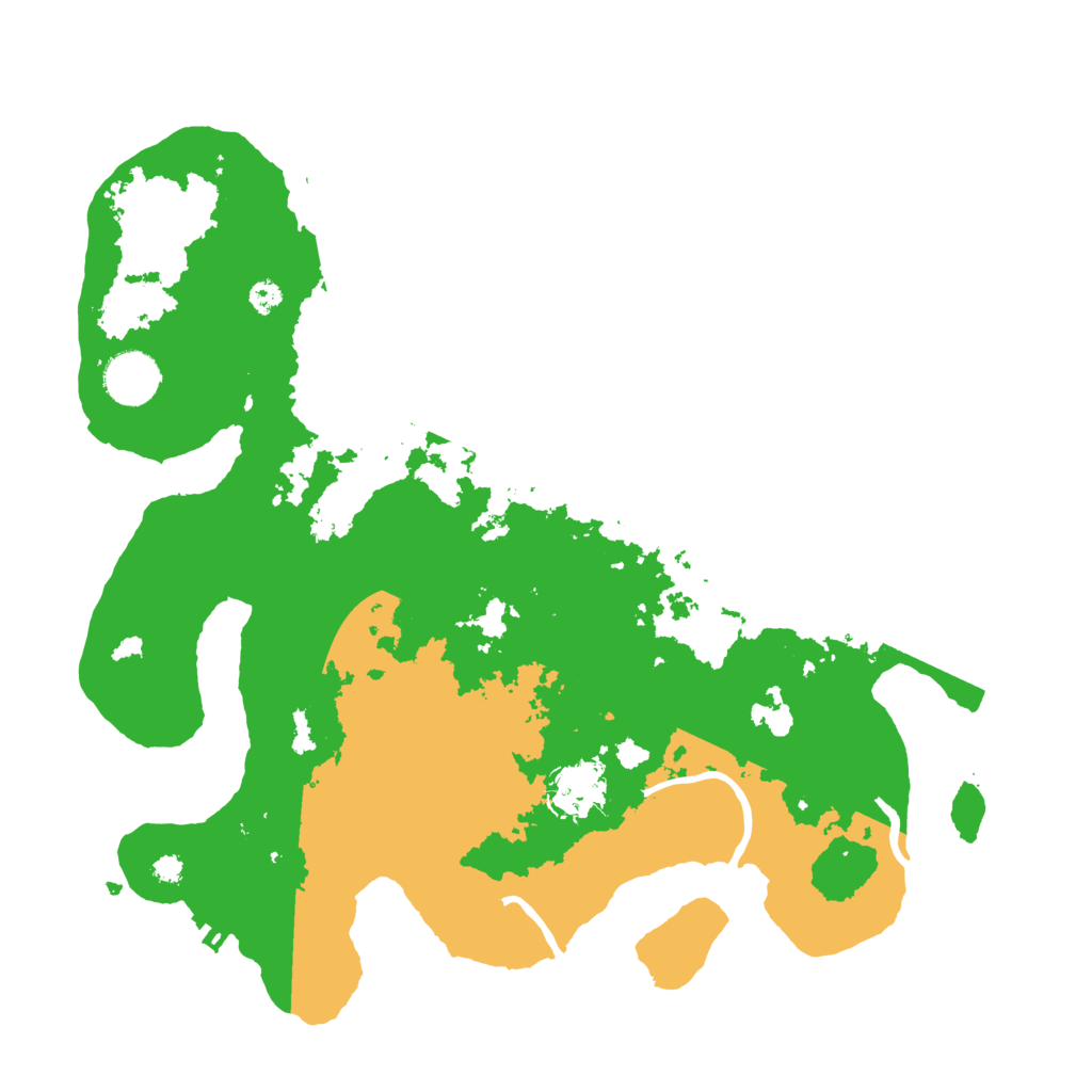 Biome Rust Map: Procedural Map, Size: 3500, Seed: 21923654