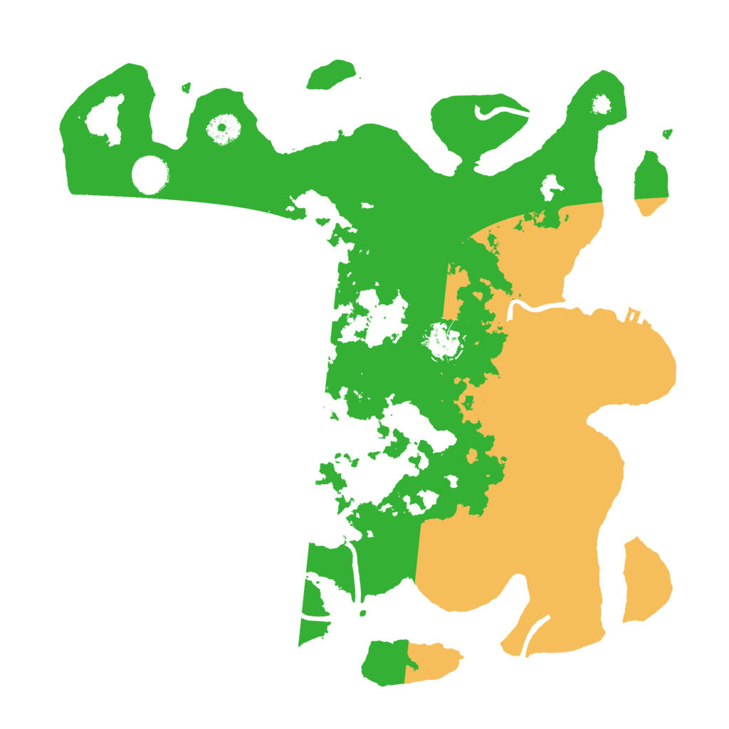 Biome Rust Map: Procedural Map, Size: 3500, Seed: 12393224