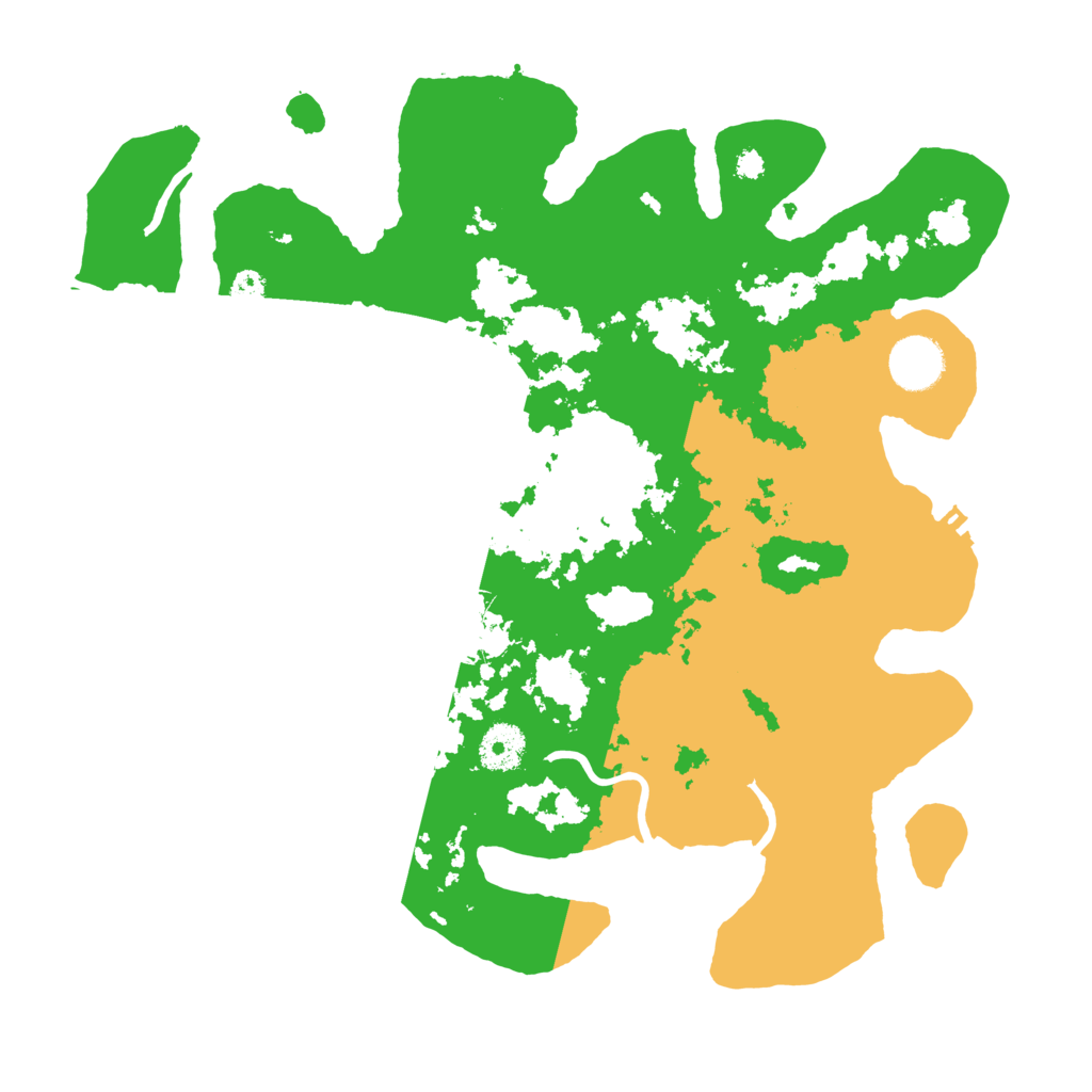 Biome Rust Map: Procedural Map, Size: 3500, Seed: 96502867