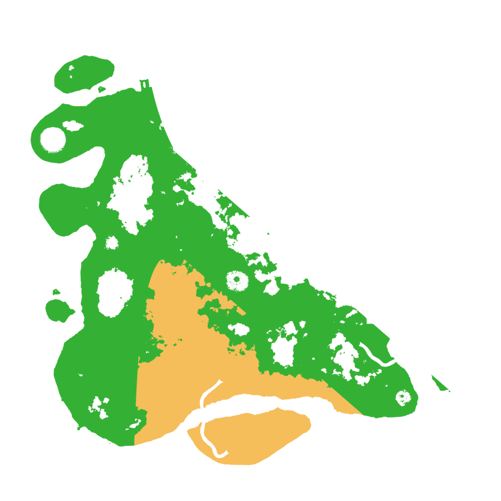 Biome Rust Map: Procedural Map, Size: 3500, Seed: 2353250