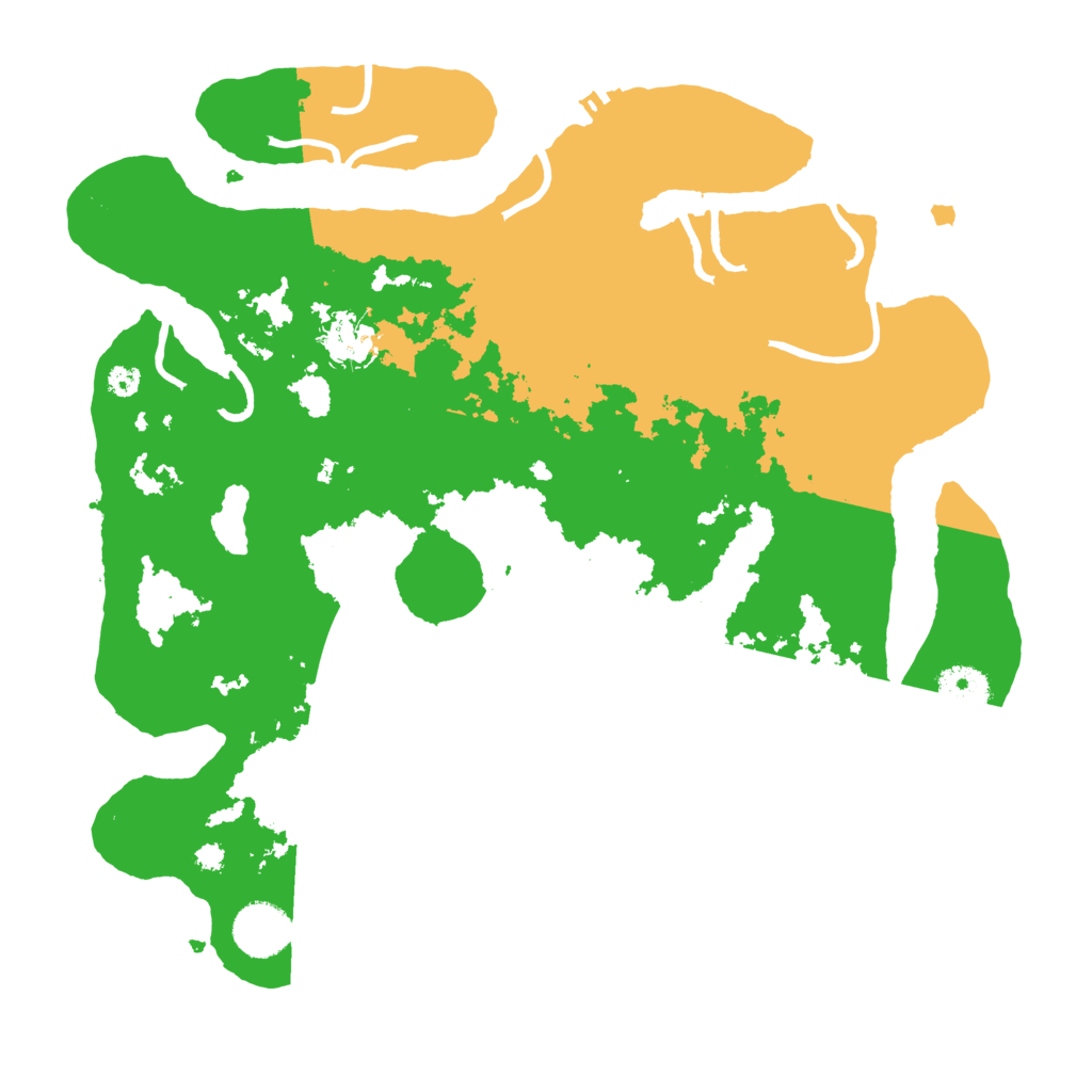 Biome Rust Map: Procedural Map, Size: 3500, Seed: 21814512