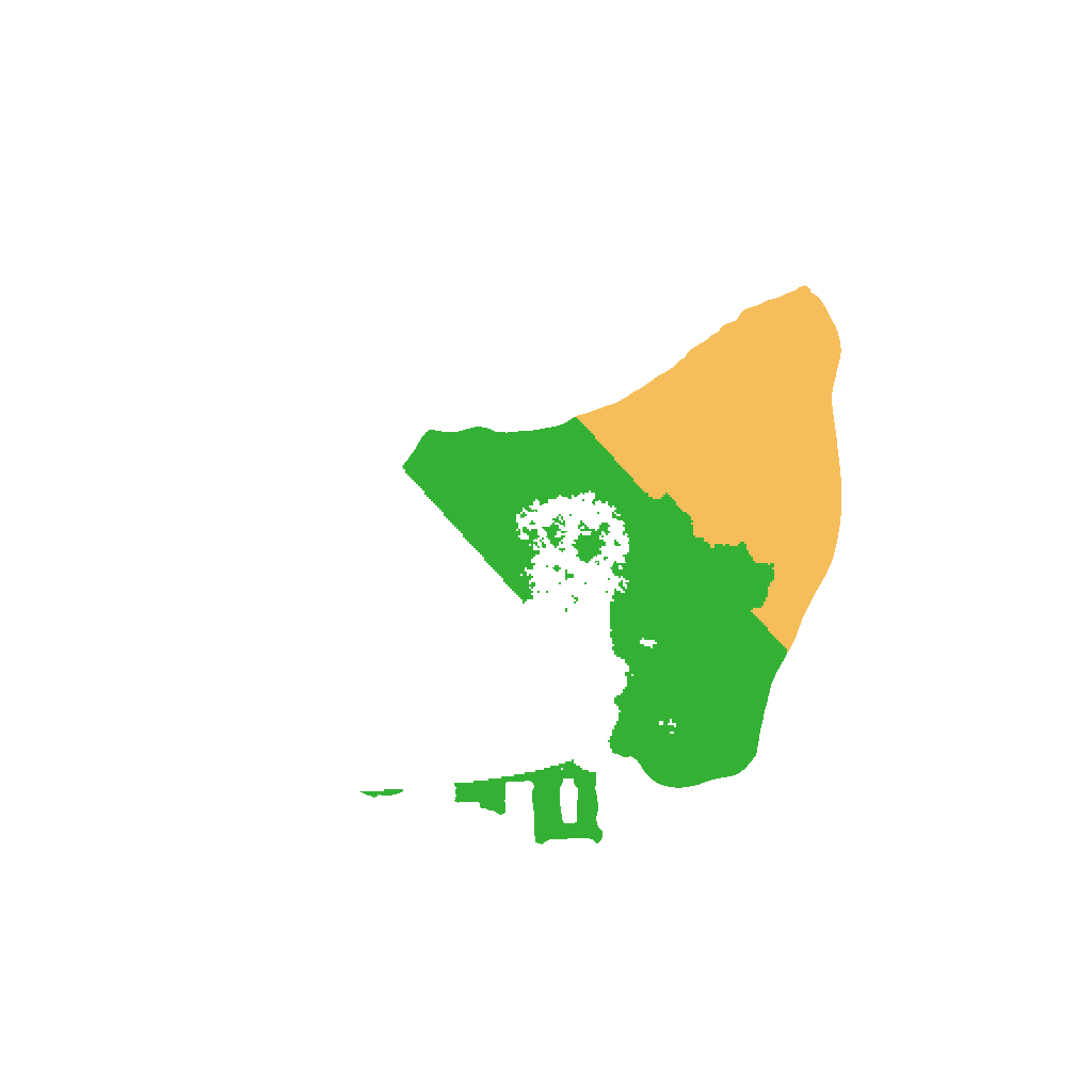 Biome Rust Map: Procedural Map, Size: 1000, Seed: 32452