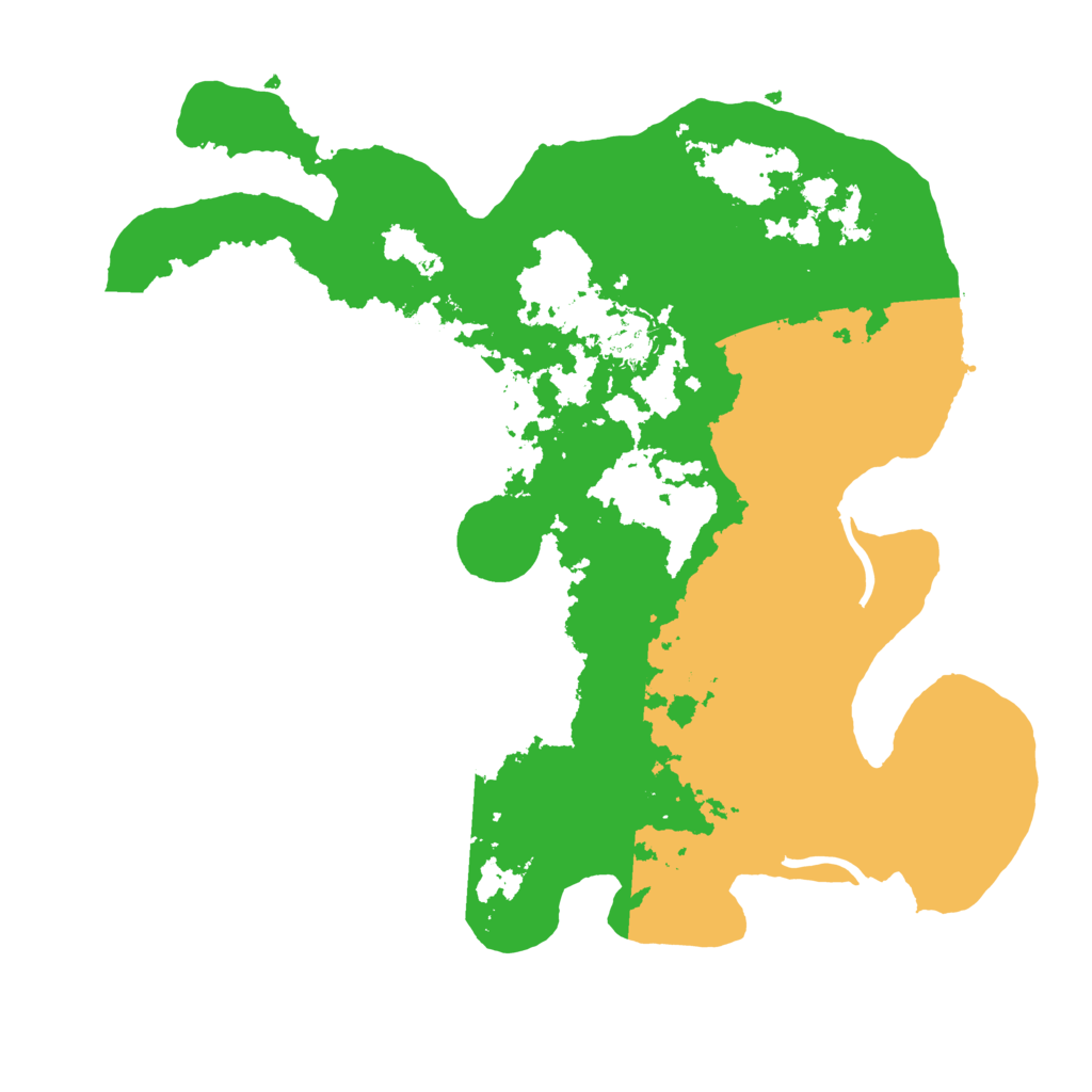 Biome Rust Map: Procedural Map, Size: 3500, Seed: 51794799