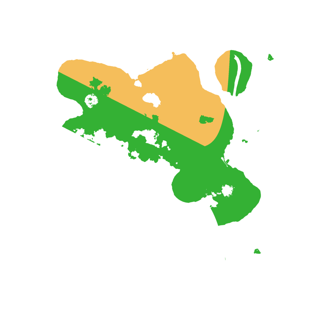 Biome Rust Map: Procedural Map, Size: 2500, Seed: 314159