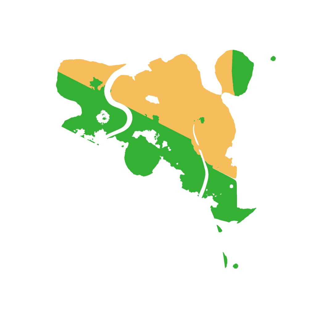 Biome Rust Map: Procedural Map, Size: 2500, Seed: 314159