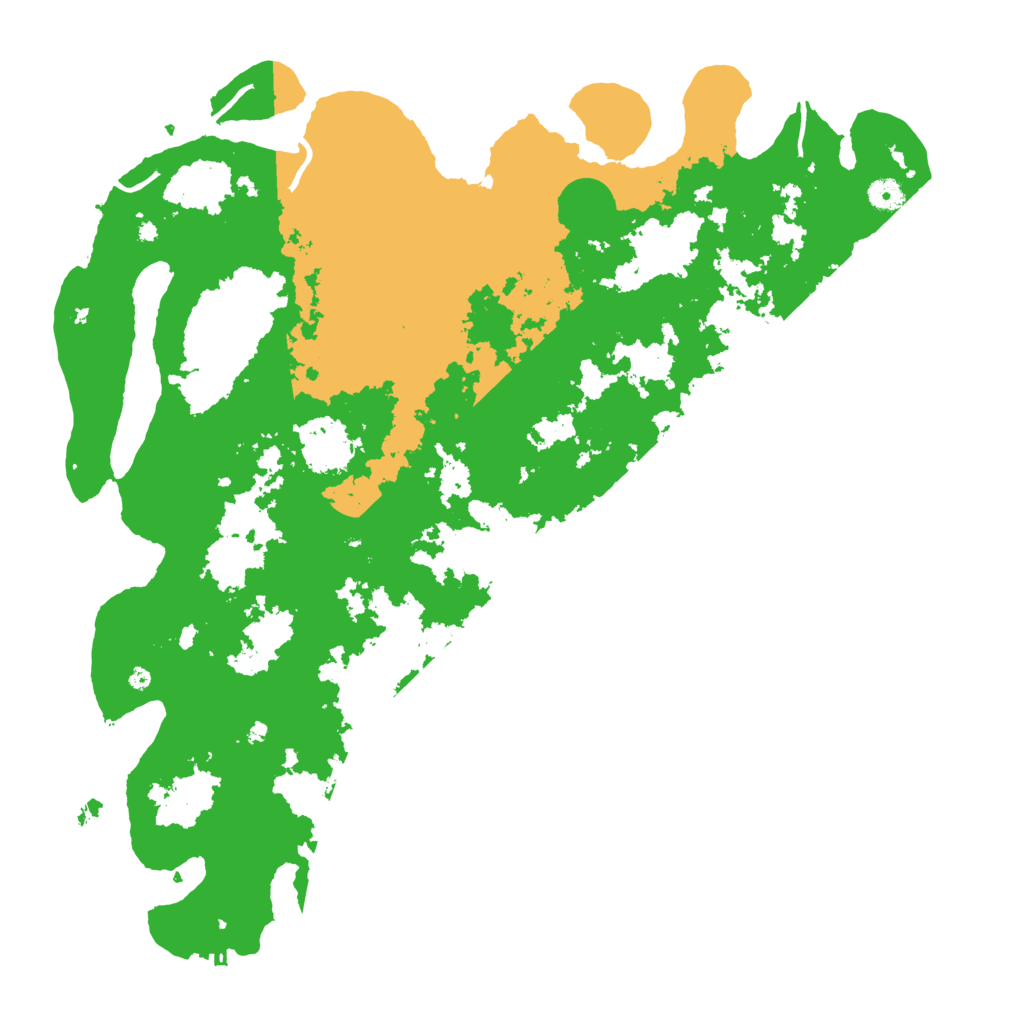 Biome Rust Map: Procedural Map, Size: 4800, Seed: 350008