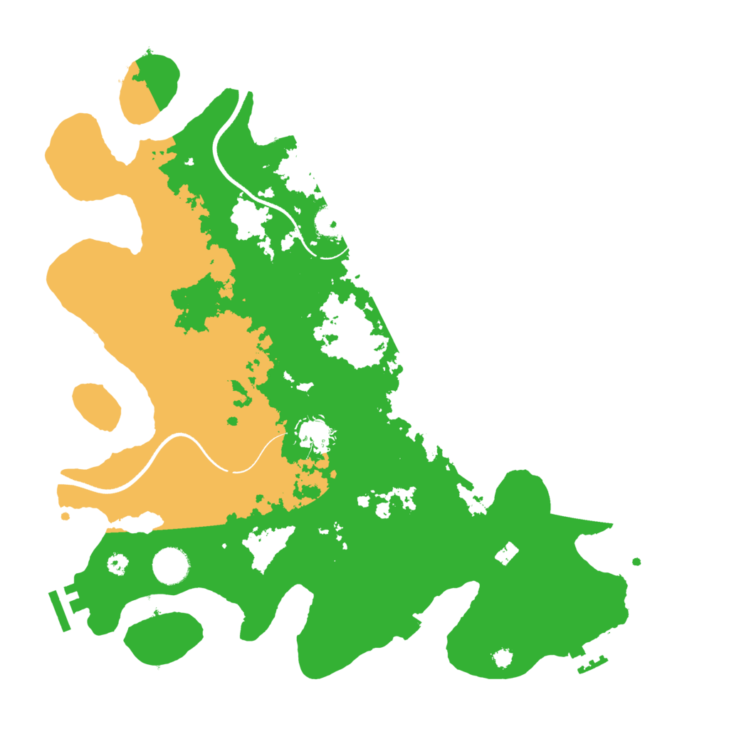 Biome Rust Map: Procedural Map, Size: 3500, Seed: 6288444