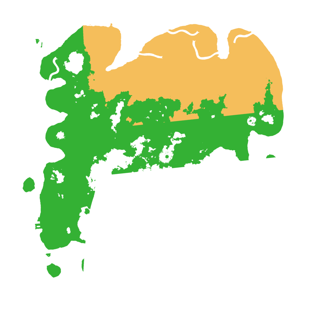 Biome Rust Map: Procedural Map, Size: 3500, Seed: 1488228