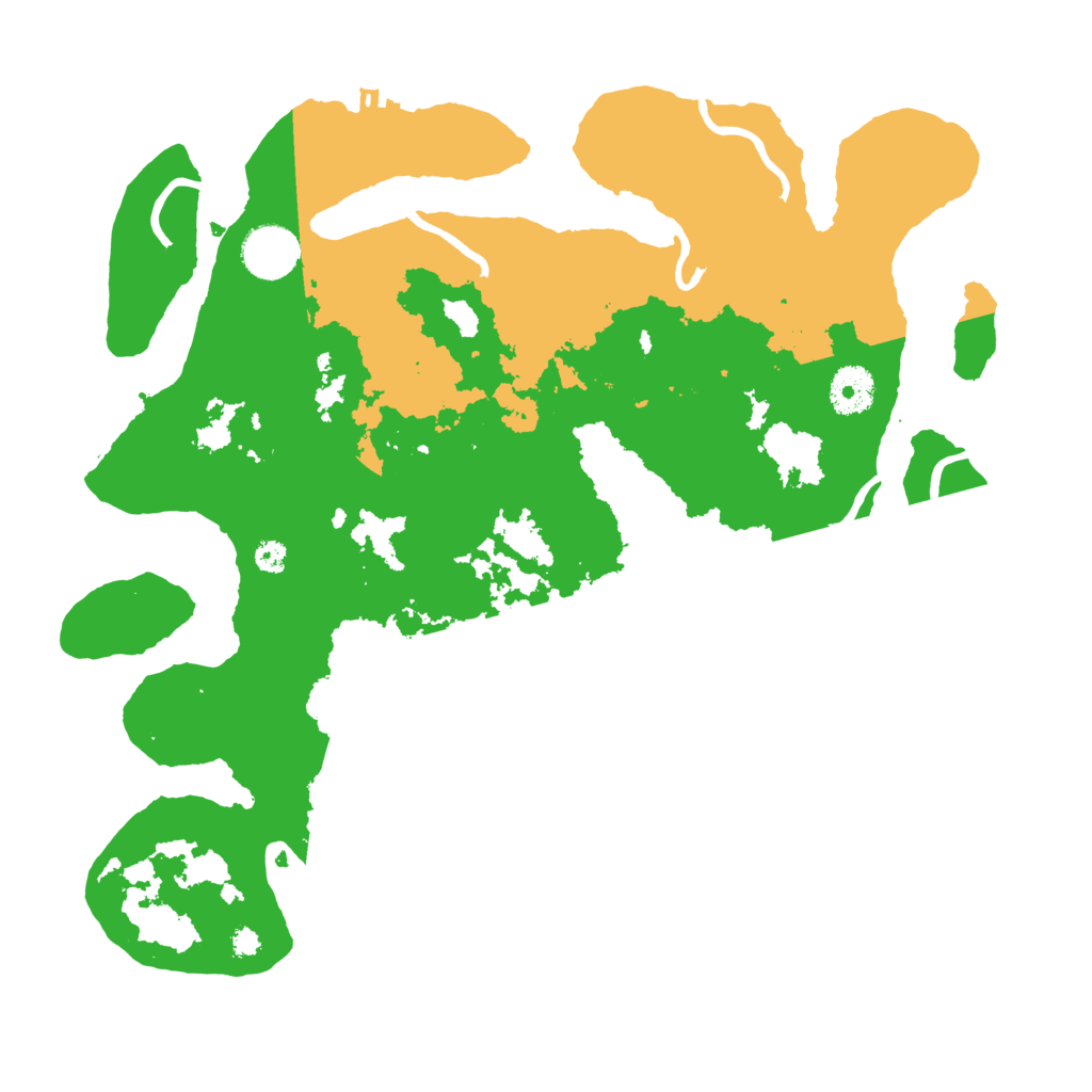 Biome Rust Map: Procedural Map, Size: 3500, Seed: 28441010