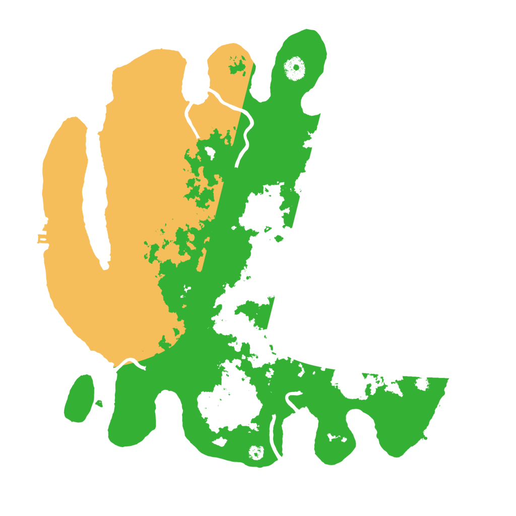 Biome Rust Map: Procedural Map, Size: 3500, Seed: 7803026