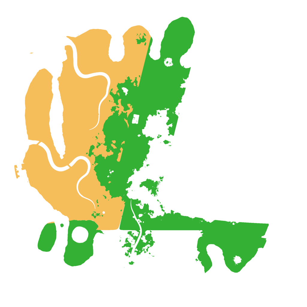 Biome Rust Map: Procedural Map, Size: 3500, Seed: 7803026