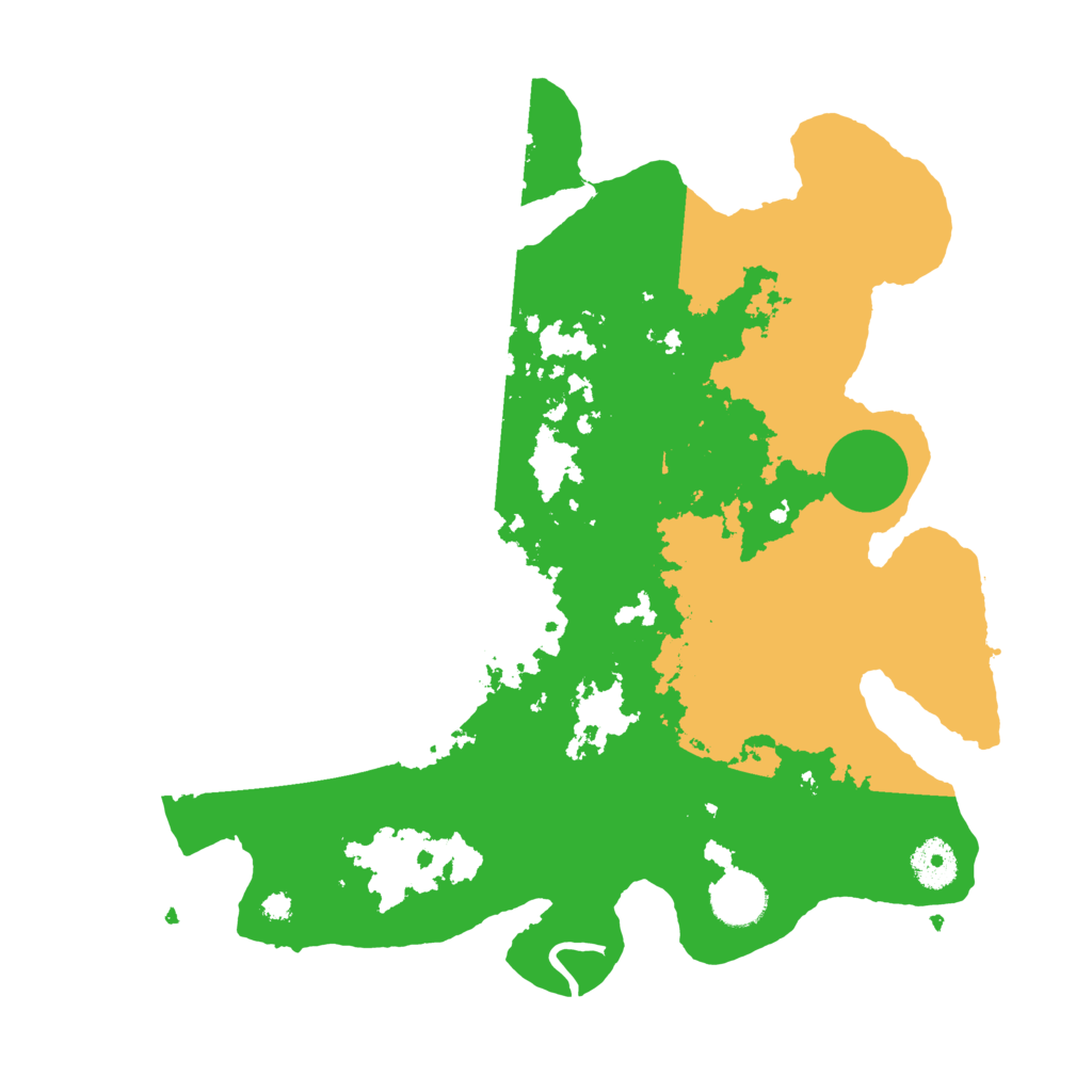 Biome Rust Map: Procedural Map, Size: 3500, Seed: 85525290