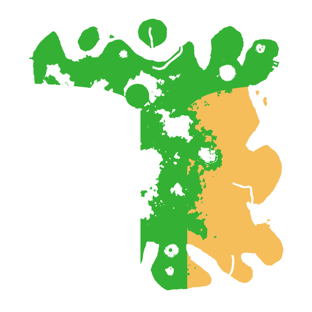 Biome Rust Map: Procedural Map, Size: 3500, Seed: 10566197