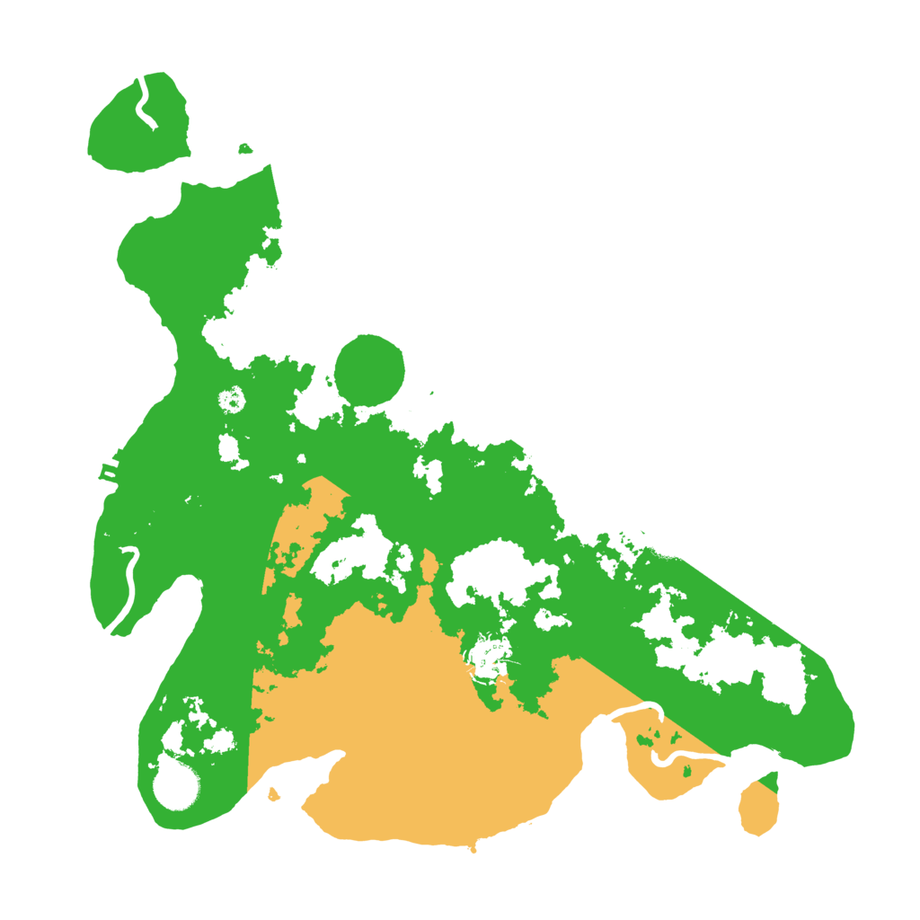 Biome Rust Map: Procedural Map, Size: 3500, Seed: 38794873