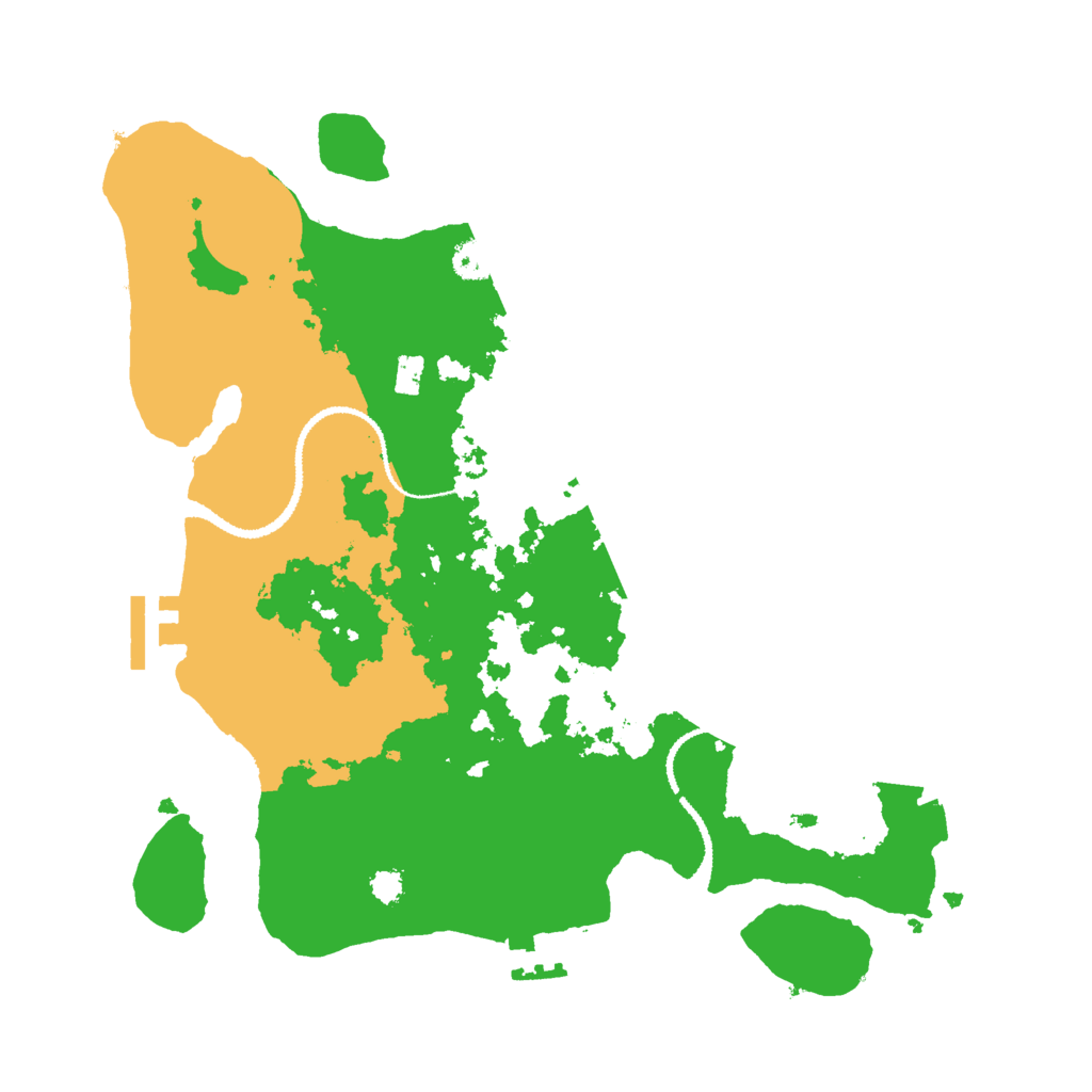 Biome Rust Map: Procedural Map, Size: 3000, Seed: 1084645575