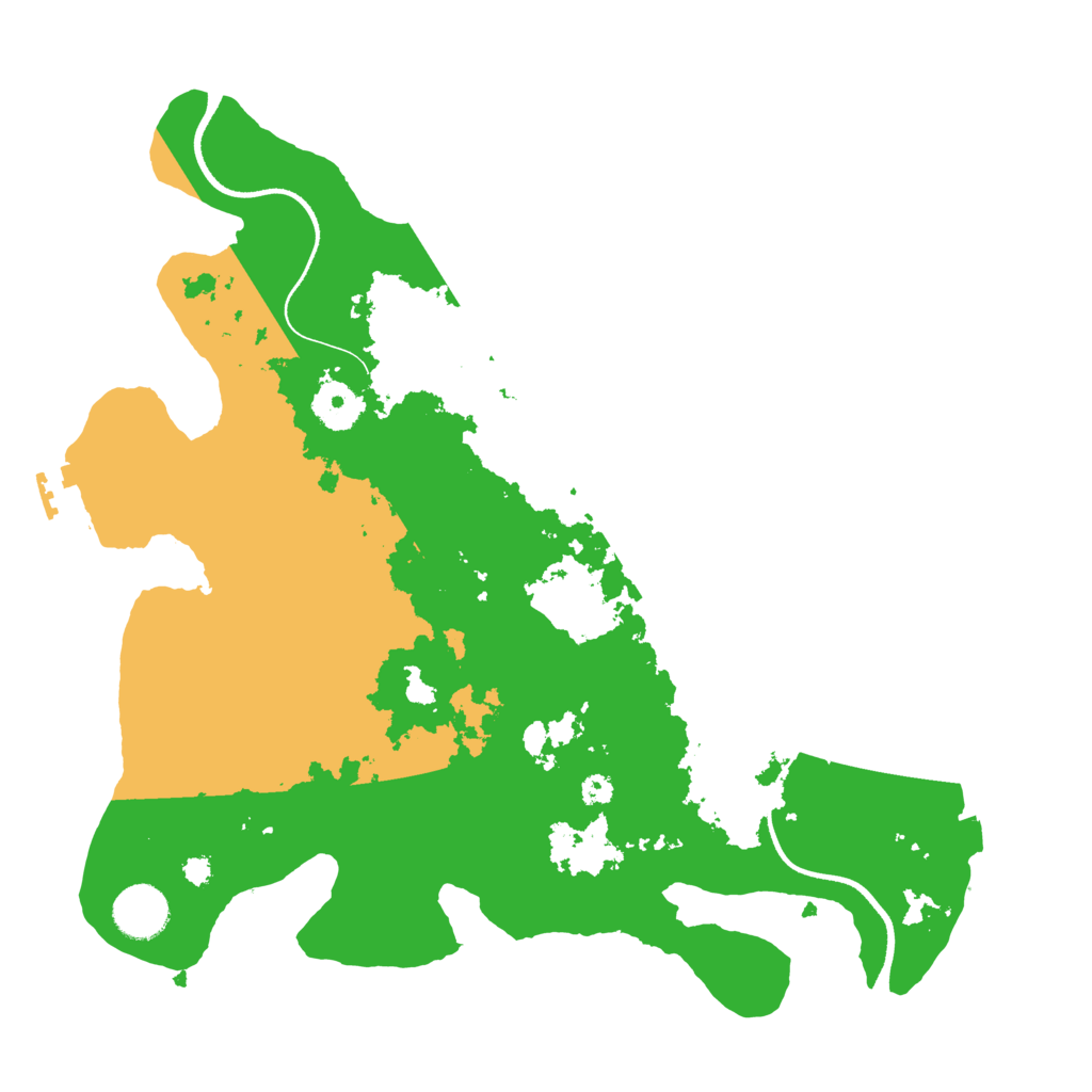 Biome Rust Map: Procedural Map, Size: 3500, Seed: 58746973