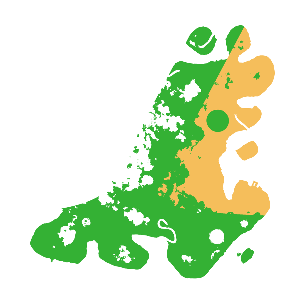 Biome Rust Map: Procedural Map, Size: 3500, Seed: 87002951