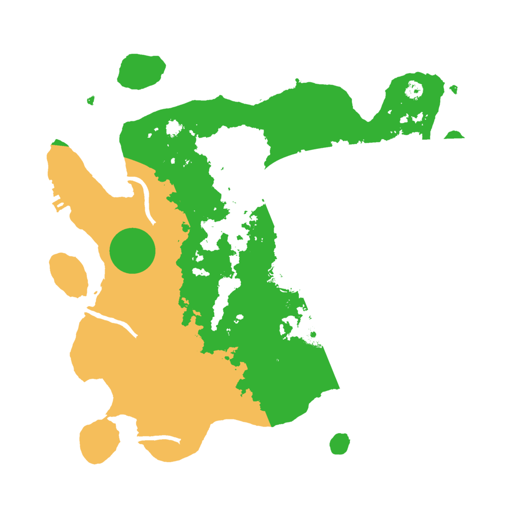 Biome Rust Map: Procedural Map, Size: 3000, Seed: 34921996