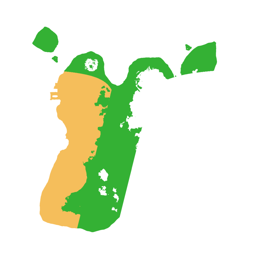 Biome Rust Map: Procedural Map, Size: 2000, Seed: 70282