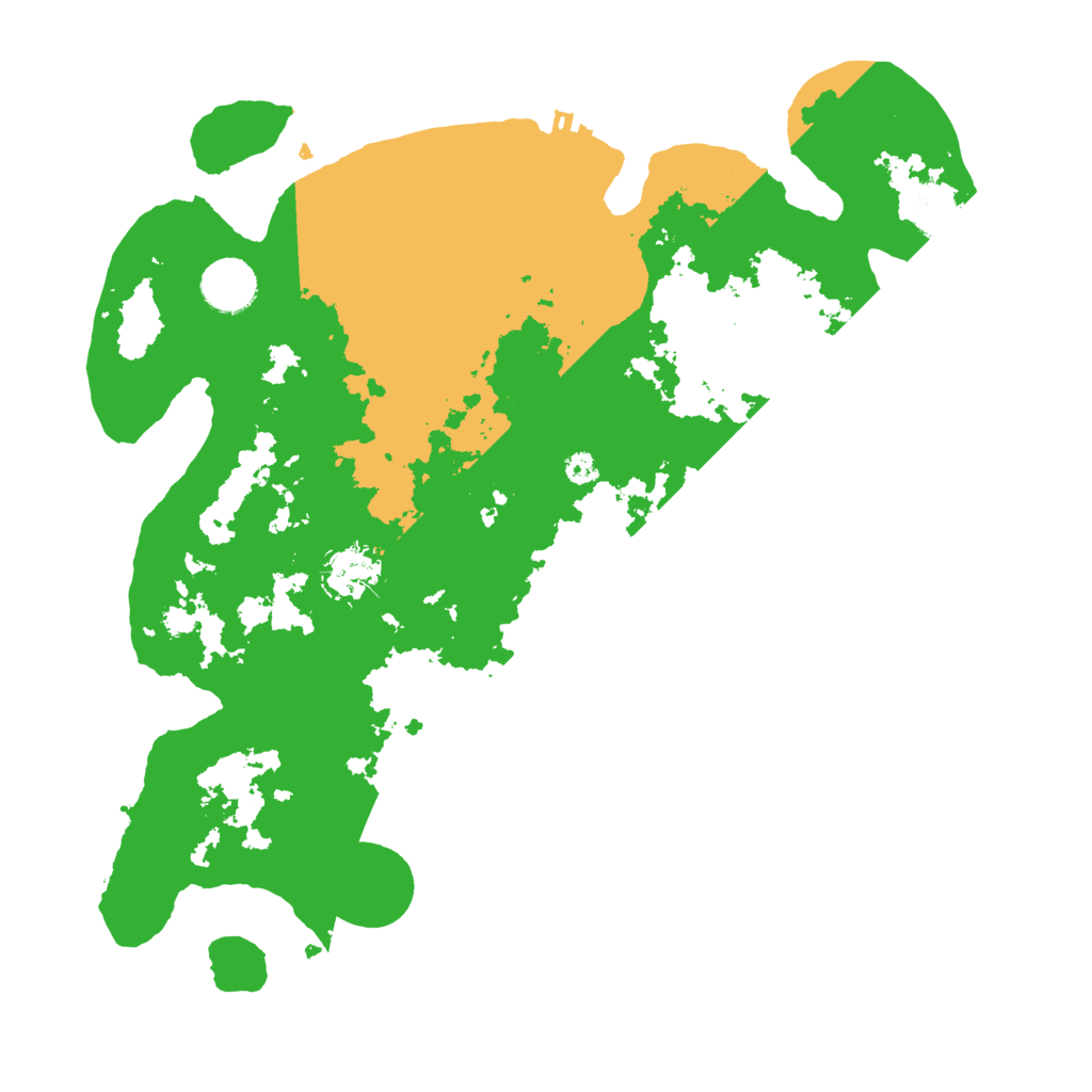 Biome Rust Map: Procedural Map, Size: 3500, Seed: 36607426