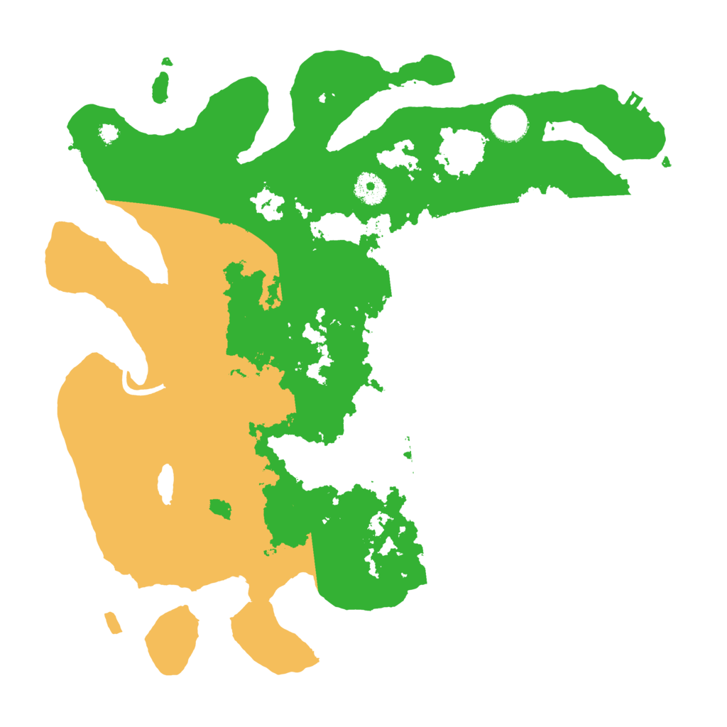 Biome Rust Map: Procedural Map, Size: 3500, Seed: 70846022