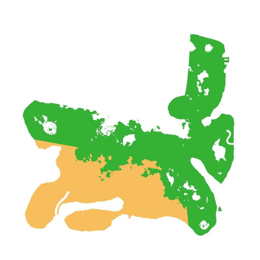 Biome Rust Map: Procedural Map, Size: 3000, Seed: 1811534121