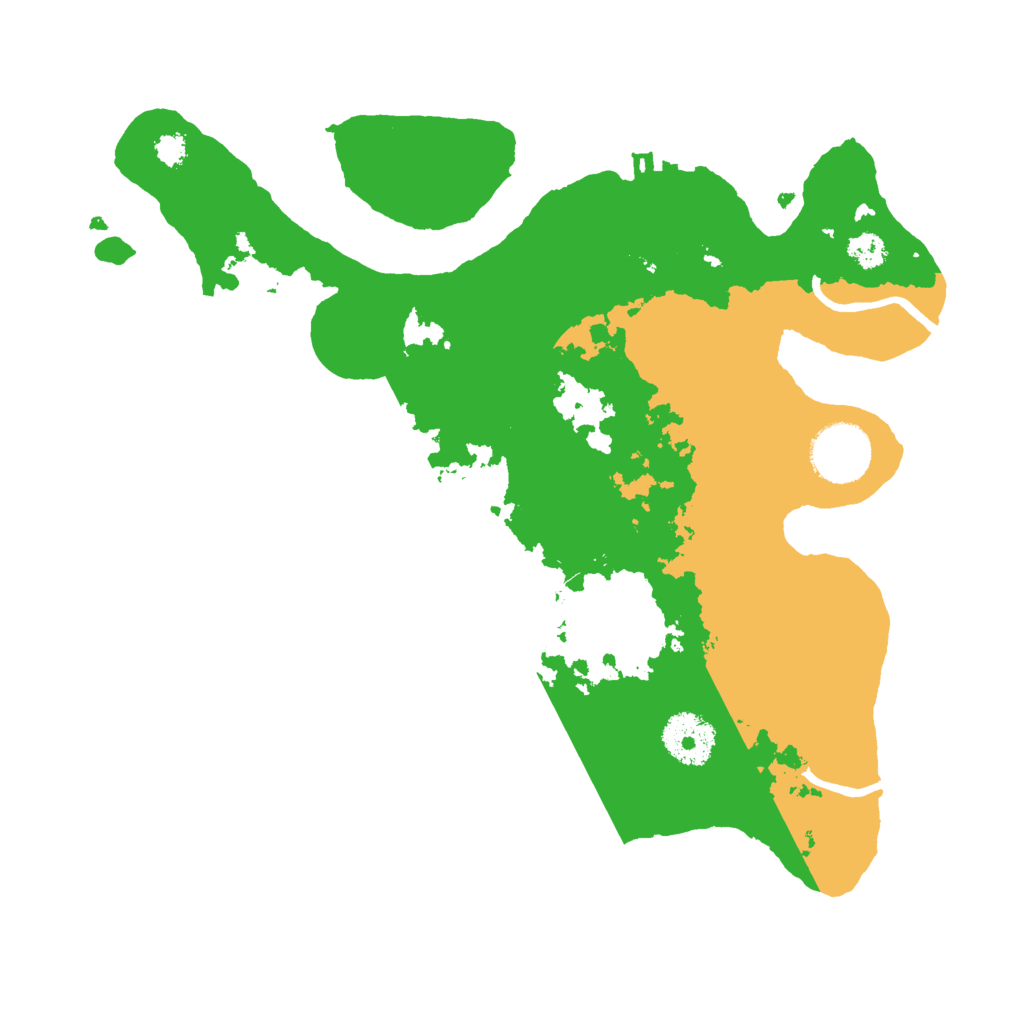 Biome Rust Map: Procedural Map, Size: 3000, Seed: 2045379870