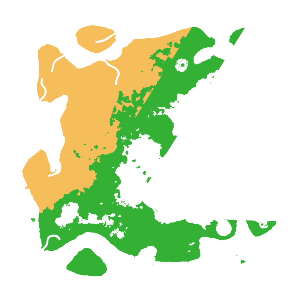 Biome Rust Map: Procedural Map, Size: 3500, Seed: 47264960