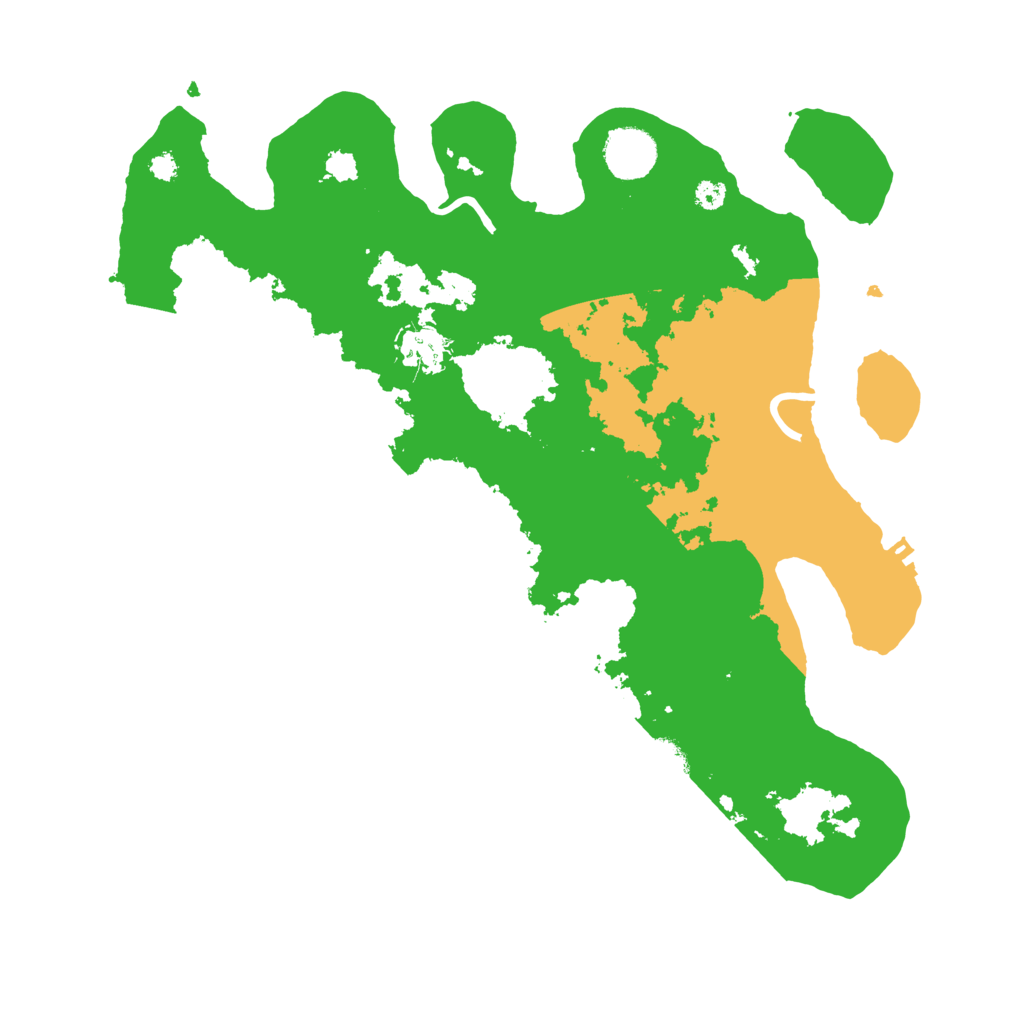 Biome Rust Map: Procedural Map, Size: 3500, Seed: 9527336