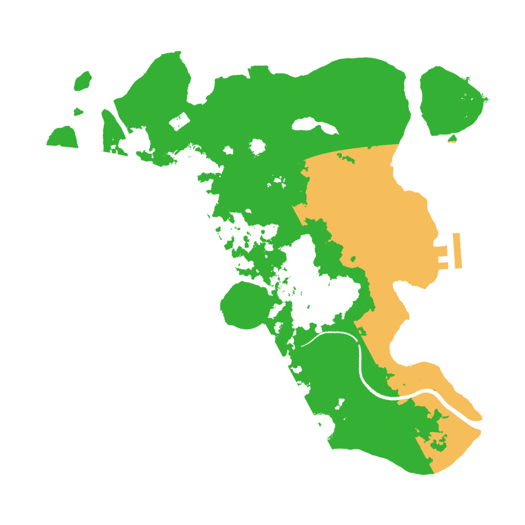 Biome Rust Map: Procedural Map, Size: 3000, Seed: 1612831801