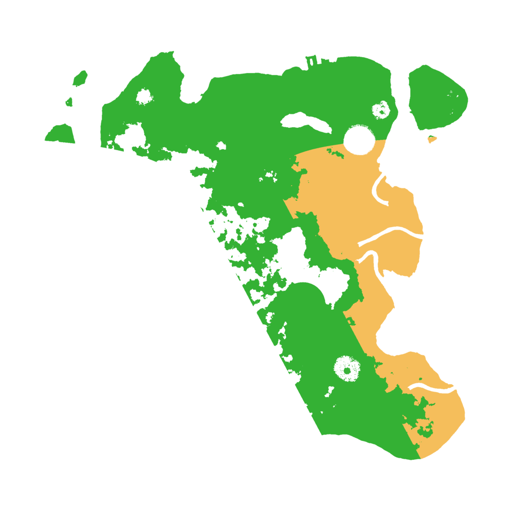 Biome Rust Map: Procedural Map, Size: 3000, Seed: 1612831801