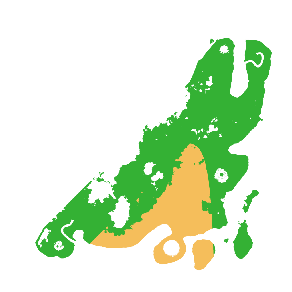 Biome Rust Map: Procedural Map, Size: 3200, Seed: 1595965865