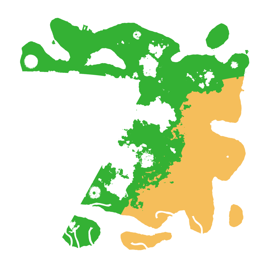 Biome Rust Map: Procedural Map, Size: 3500, Seed: 364987