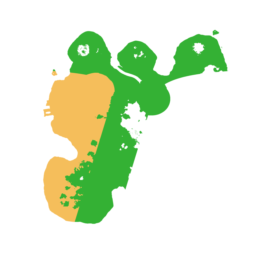 Biome Rust Map: Procedural Map, Size: 2200, Seed: 709983366