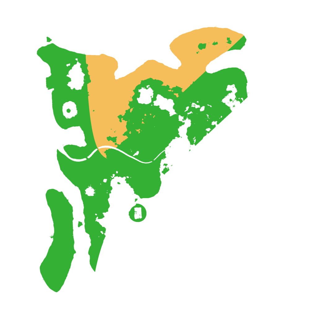 Biome Rust Map: Procedural Map, Size: 3000, Seed: 612237885